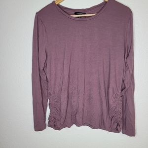 Banana republic side ruching shirt